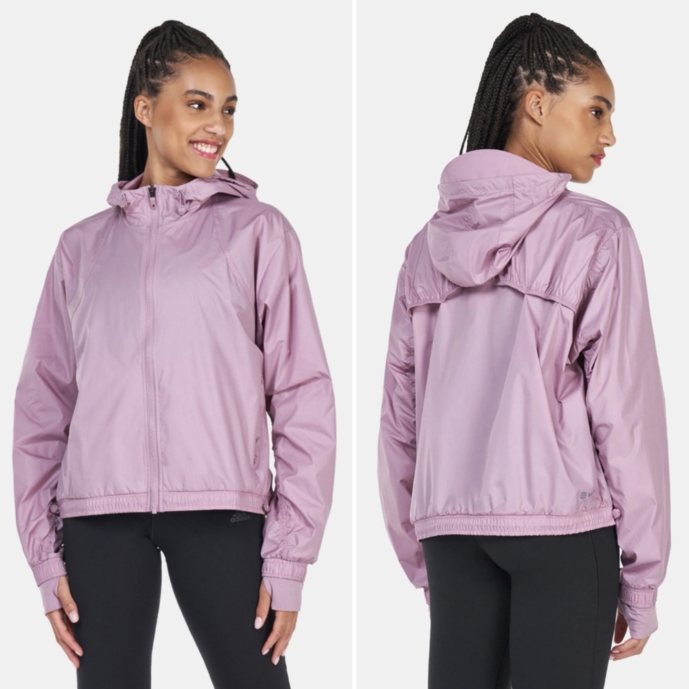 Adidas Versatile 4 Elements Windbreaker Hooded Jacket Medium